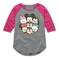 thumbnail image 1 of Disney - Mickey Friends Group - Toddler & Youth Girls Raglan Graphic T-Shirt, 1 of 5