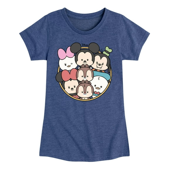 Disney - Mickey Friends Group - Toddler & Youth Girls Short Sleeve Graphic T-Shirt