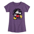 thumbnail image 1 of Disney - Mickey & Friends - Happy Mickey - Toddler And Youth Girls Short Sleeve Graphic T-Shirt, 1 of 5