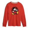 thumbnail image 1 of Disney - Mickey & Friends - Happy Mickey - Toddler And Youth Long Sleeve Graphic T-Shirt, 1 of 5