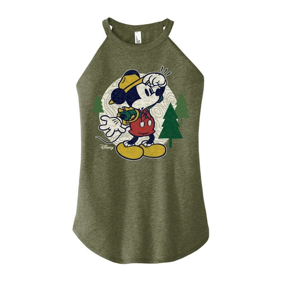 Disney - Mickey & Friends - Hiking & Camping - Possible Wrong Turn - Juniors High Neck Tank Top