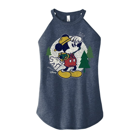 Disney - Mickey & Friends - Hiking & Camping - Possible Wrong Turn - Juniors High Neck Tank Top