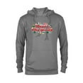 thumbnail image 1 of Disney Mickey & Friends Holidays Snow-Capped Merry Christmas - Pullover Hoodie for Adults - Customized-Athletic Heather, 1 of 5