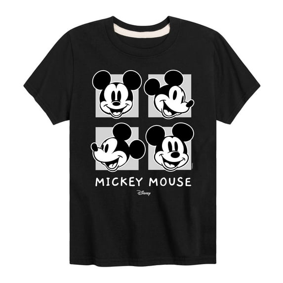 Disney - Mickey & Friends - Hollywood Mickey Mouse Squares - Toddler And Youth Short Sleeve Graphic T-Shirt