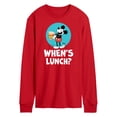 thumbnail image 1 of Disney - Mickey & Friends - Hungry Mickey - When's Lunch - Men's Long Sleeve T-Shirt, 1 of 4