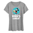 thumbnail image 1 of Disney - Mickey & Friends - Hungry Mickey - When's Lunch - Women's Short Sleeve Graphic T-Shirt, 1 of 5