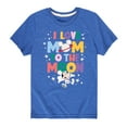 thumbnail image 1 of Disney - Mickey & Friends - I Love Mom to the Moon - Toddler And Youth Short Sleeve Graphic T-Shirt, 1 of 5