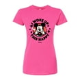 thumbnail image 1 of Disney - Mickey & Friends - I Woke Up This Happy - Wink - Juniors Fitted Graphic T-Shirt, 1 of 5