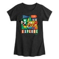 thumbnail image 1 of Disney - Mickey & Friends - It's Fun To Explore - Toddler & Youth Girls Short Sleeve Graphic T-Shirt, 1 of 5