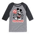 thumbnail image 1 of Disney - Mickey & Friends - It's a Good Day - Toddler And Youth Raglan Graphic T-Shirt, 1 of 4