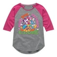 thumbnail image 1 of Disney - Mickey & Friends - Keep Your Friends Close - Toddler And Youth Girls Raglan Graphic T-Shirt, 1 of 5