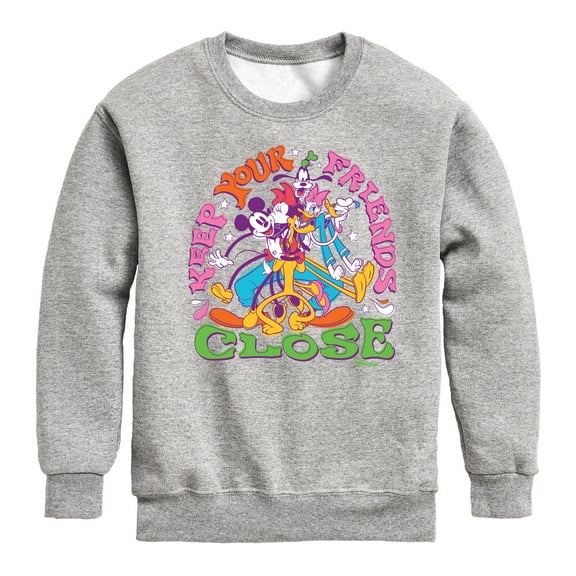 Disney - Mickey & Friends - Keep your Friends Close - Toddler And Youth Long Sleeve Graphic T-Shirt