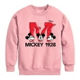 thumbnail image 1 of Disney - Mickey & Friends - Large Letter M - Mickey 1928 - Toddler And Youth Long Sleeve Graphic T-Shirt, 1 of 4