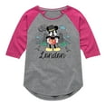 thumbnail image 1 of Disney - Mickey & Friends - London When It's Raining - Toddler And Youth Girls Raglan Graphic T-Shirt, 1 of 5