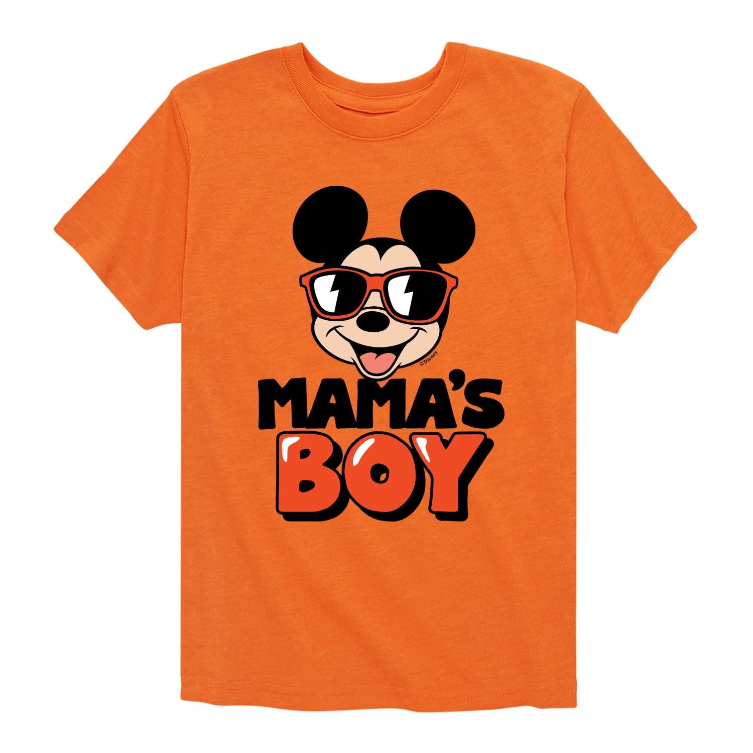 Disney Mickey & Friends Mama's Boy Toddler And Youth Short Sleeve