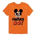 thumbnail image 1 of Disney - Mickey & Friends - Mama's Boy - Toddler And Youth Short Sleeve Graphic T-Shirt, 1 of 5