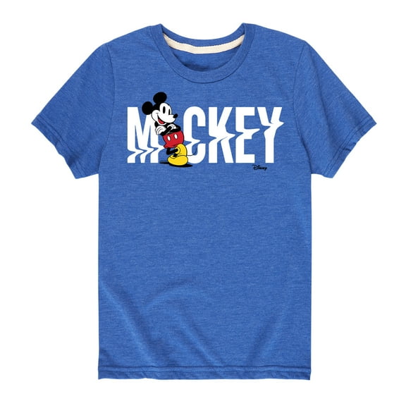 Disney - Mickey & Friends - Mickey Being Cool - Name Glitch - Toddler And Youth Short Sleeve Graphic T-Shirt