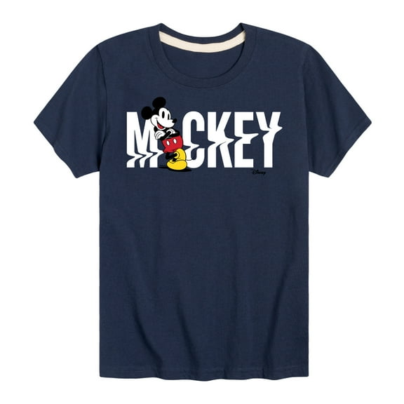 Disney - Mickey & Friends - Mickey Being Cool - Name Glitch - Toddler And Youth Short Sleeve Graphic T-Shirt