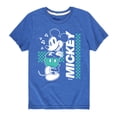thumbnail image 1 of Disney - Mickey & Friends - Mickey - Checkered Retro Style - Toddler And Youth Short Sleeve Graphic T-Shirt, 1 of 5