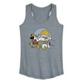 thumbnail image 1 of Disney - Mickey & Friends - Mickey & Donald Duck Need Rest from Hiking - Women's Racerback Tank Top, 1 of 5