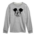 thumbnail image 1 of Disney - Mickey & Friends - Mickey Face Glitch - Toddler And Youth Long Sleeve Graphic T-Shirt, 1 of 5