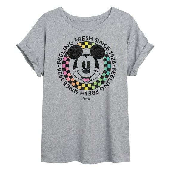 Disney - Mickey & Friends - Mickey Feeling Fresh Since 1928 - Women's Oversized T-Shirt