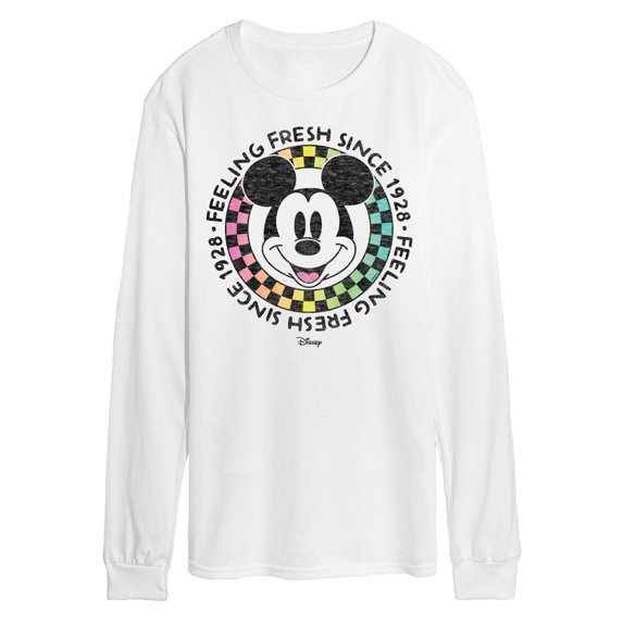 Disney - Mickey & Friends - Mickey Feeling Fresh Since 1928 - Men's Long Sleeve T-Shirt