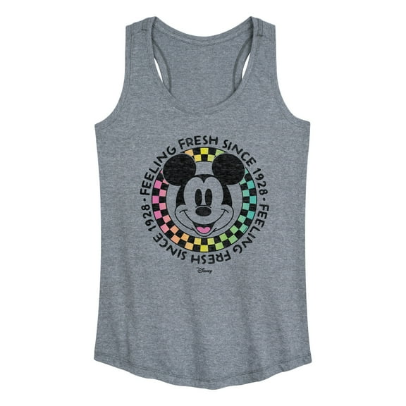 Disney - Mickey & Friends - Mickey Feeling Fresh Since 1928 - Women's Racerback Tank Top