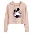 thumbnail image 1 of Disney - Mickey & Friends - Mickey Gives A Peace Sign - Retro Style - Juniors Cropped Pullover Hoodie, 1 of 5