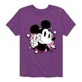 thumbnail image 1 of Disney - Mickey & Friends - Mickey Giving Peace Sign & Smiling - Retro - Toddler And Youth Short Sleeve Graphic T-Shirt, 1 of 6