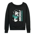 thumbnail image 1 of Disney - Mickey & Friends - Mickey Hanging Out - Women's Lightweight French Terry Long Sleeve Shirt, 1 of 5