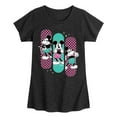 thumbnail image 1 of Disney - Mickey & Friends - Mickey Happy Expressions - Retro Style - Toddler And Youth Girls Short Sleeve Graphic T-Shirt, 1 of 5