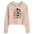thumbnail image 1 of Disney - Mickey & Friends - Mickey - It's A Good Day - Juniors Cropped Pullover Hoodie, 1 of 5