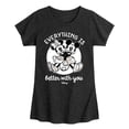 thumbnail image 1 of Disney - Mickey & Friends - Mickey & Minnie - Everything is Better with You - Toddler And Youth Girls Short Sleeve Graphic T-Shirt, 1 of 5