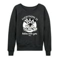 thumbnail image 1 of Disney Mickey & Friends - Mickey & Minnie Everything is Better with You - Women's Lightweight French Terry Long Sleeve Shirt, 1 of 5