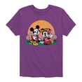 thumbnail image 1 of Disney - Mickey & Friends - Mickey & Minnie Picking Daisies - Toddler And Youth Short Sleeve Graphic T-Shirt, 1 of 6