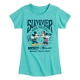 thumbnail image 1 of Disney - Mickey & Friends - Mickey & Minnie - Summer Music Festival - Spinning Classic Tunes - Toddler And Youth Girls Short Sleeve Graphic T-Shirt, 1 of 5
