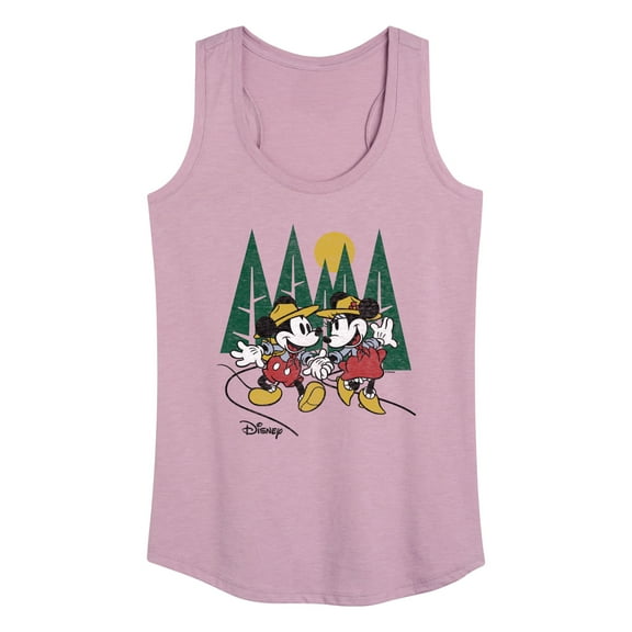 Disney - Mickey & Friends - Mickey & Minnie Take a Hike - Women's Racerback Tank Top
