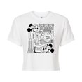 thumbnail image 1 of Disney - Mickey & Friends - Mickey & Minnie - The Big Apple 5th Avenue - Taxi - Juniors Cropped Cotton Blend T-Shirt, 1 of 5