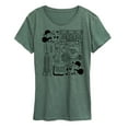 thumbnail image 1 of Disney - Mickey & Friends - Mickey & Minnie - The Big Apple 5th Avenue - Taxi - Women's Short Sleeve Graphic T-Shirt, 1 of 5