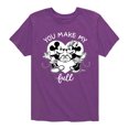 thumbnail image 1 of Disney - Mickey & Friends - Mickey & Minnie - You Make Me Full - Toddler And Youth Short Sleeve Graphic T-Shirt, 1 of 6