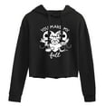 thumbnail image 1 of Disney - Mickey & Friends - Mickey & Minnie - You Make My Heart Full - Juniors Cropped Pullover Hoodie, 1 of 5