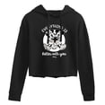 thumbnail image 1 of Disney - Mickey & Friends - Mickey & Minnie in Love - Everything is Better with You - Juniors Cropped Pullover Hoodie, 1 of 5