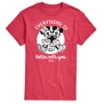 thumbnail image 1 of Disney - Mickey & Friends - Mickey & Minnie in Love - Everything is Better with You - Men's Short Sleeve Graphic T-Shirt, 1 of 5