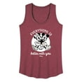 thumbnail image 1 of Disney - Mickey & Friends - Mickey & Minnie in Love - Everything is Better with You - Women's Racerback Tank Top, 1 of 5