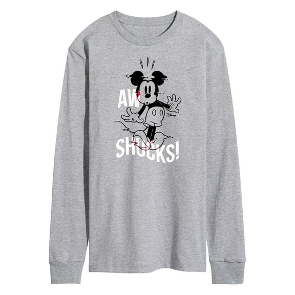 Disney - Mickey & Friends - Mickey Mouse - Aw Shucks - Men's Long Sleeve T-Shirt