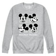 thumbnail image 1 of Disney - Mickey & Friends - Mickey Mouse - Black & White Photo Grid - Men's Crew Neck Fleece Pullover, 1 of 5