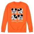 thumbnail image 1 of Disney - Mickey & Friends - Mickey Mouse - Black & White Photo Grid - Men's Crew Neck Fleece Pullover, 1 of 6