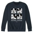 thumbnail image 1 of Disney - Mickey & Friends - Mickey Mouse - Black & White Photo Grid - Men's Crew Neck Fleece Pullover, 1 of 5