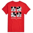 thumbnail image 1 of Disney - Mickey & Friends - Mickey Mouse - Black & White Photo Grid - Men's Short Sleeve Graphic T-Shirt, 1 of 5